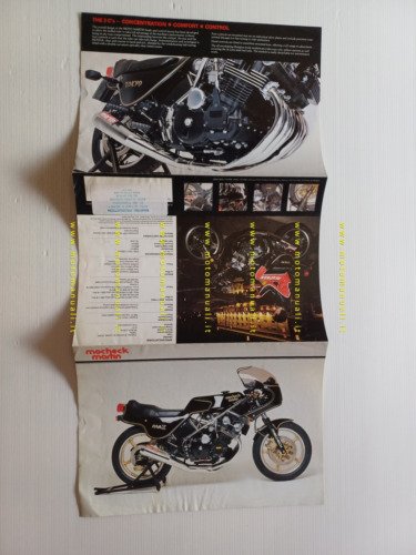 Moto Martin-Honda CBX 1000 Max - Tokyo 1980 depliant inglese …