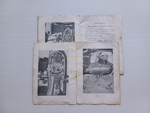 Moto Morini 125 2T Turismo - Sport 1952-53 manuale uso …