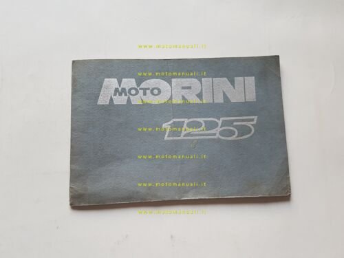 Moto Morini 125 H ruote raggi manuale uso manutenzione libretto …