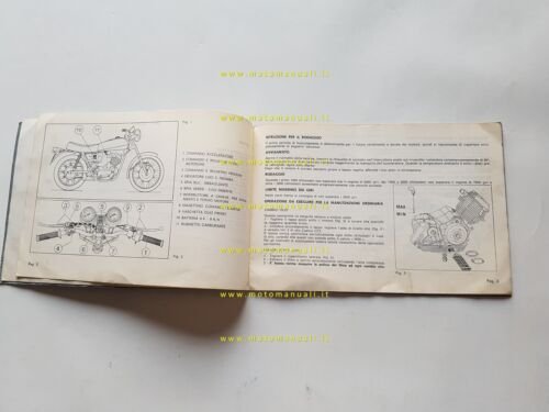 Moto Morini 125 H ruote raggi manuale uso manutenzione libretto …