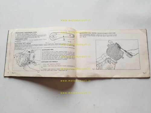 Moto Morini 125 H ruote raggi manuale uso manutenzione libretto …