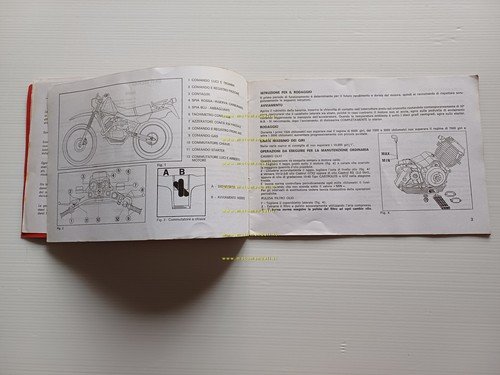 Moto Morini 125 KJ anni 80 manuale uso manutenzione libretto …