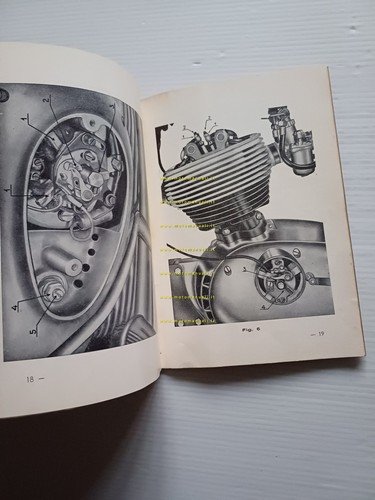 Moto Morini 175 Tresette Sprint-Tresette manuale uso manutenzione originale