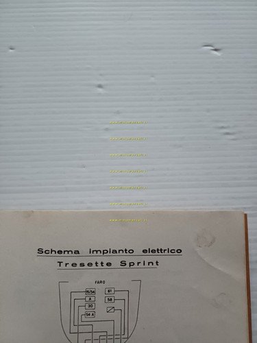 Moto Morini 175 Tresette Sprint-Tresette manuale uso manutenzione originale