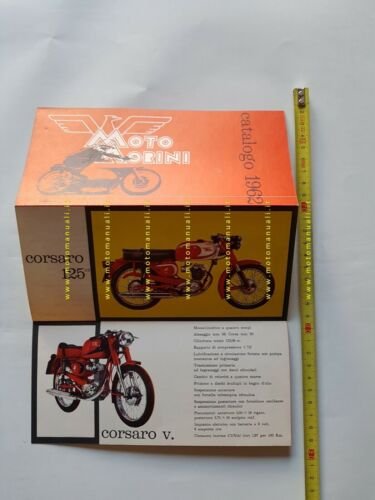 MOTO MORINI 1962 Corsaro Tresette depliant originale genuine motorcycle brochure