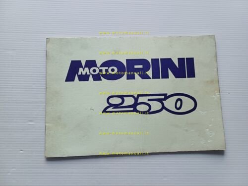 Moto Morini 250 1977 manuale uso manutenzione libretto istruzioni originale