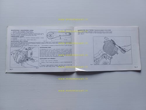 Moto Morini 250 1977 manuale uso manutenzione libretto istruzioni originale