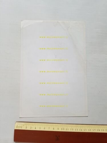 MOTO MORINI 250 2C 1978 depliant originale brochure italiano