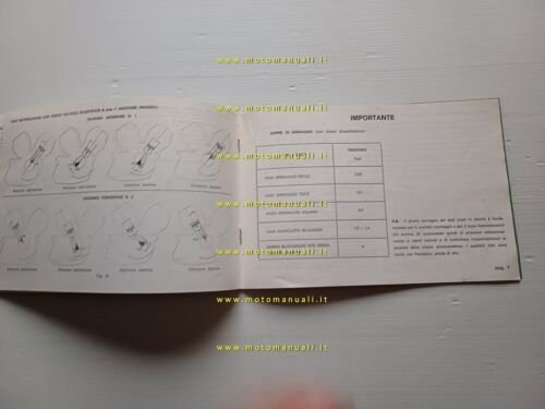 Moto Morini 250 2C 1981 manuale uso manutenzione libretto istruzioni …