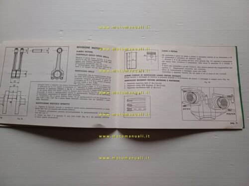 Moto Morini 250 2C 1981 manuale uso manutenzione libretto istruzioni …