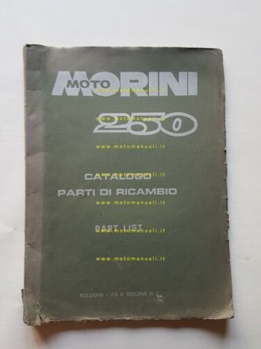 Moto Morini 250 H 1977 catalogo ricambi ORIGINALE spare parts …