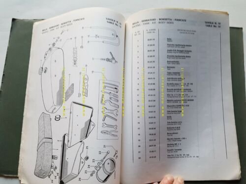 Moto Morini 250 H 1977 catalogo ricambi ORIGINALE spare parts …