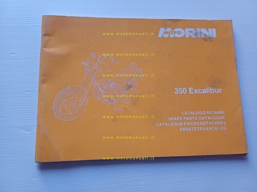 Moto Morini 350 Excalibur 1986 catalogo ricambi ORIGINALE spare parts …