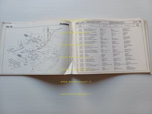Moto Morini 350 Excalibur 1986 catalogo ricambi ORIGINALE spare parts …