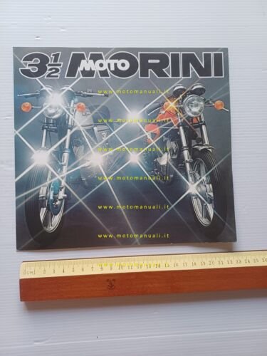 MOTO MORINI 350 Sport - Turismo 1977 depliant italiano originale