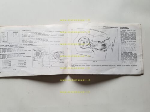 Moto Morini 350 Sport - Turismo 1980 manuale uso manutenzione …