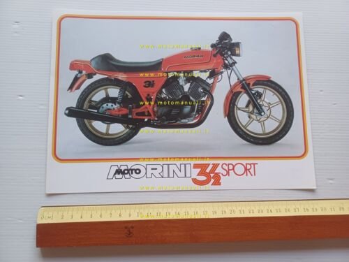 MOTO MORINI 350 Sport 1981 depliant italiano originale