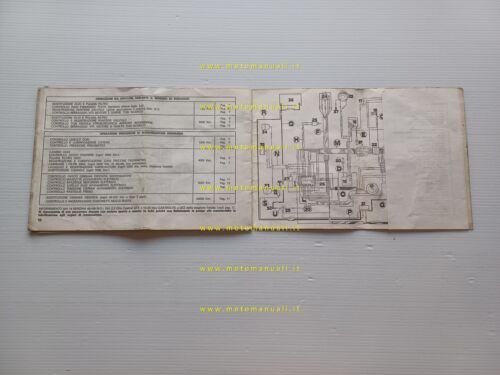 Moto Morini 350 Sport-Turismo 1980 manuale uso manutenzione originale