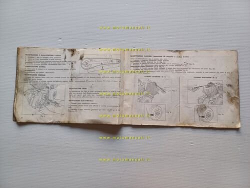 Moto Morini 350 turismo 1973 manuale uso manuatenzione originale