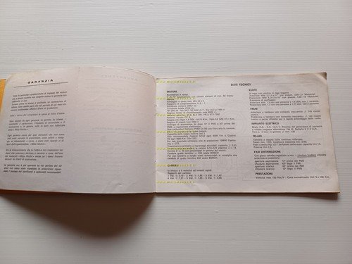 Moto Morini 500 Camel anni 80 manuale uso manutenzione libretto …