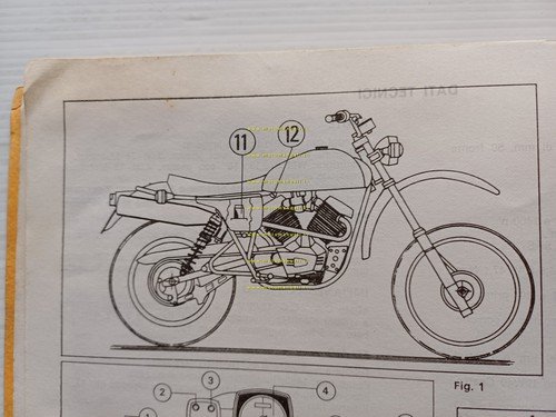 Moto Morini 500 Camel anni 80 manuale uso manutenzione libretto …