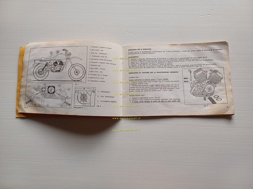 Moto Morini 500 Camel anni 80 manuale uso manutenzione libretto …