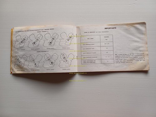 Moto Morini 500 Camel anni 80 manuale uso manutenzione libretto …