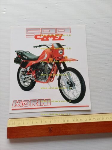 MOTO MORINI Camel 500 1984 enduro depliant originale ITALIANO