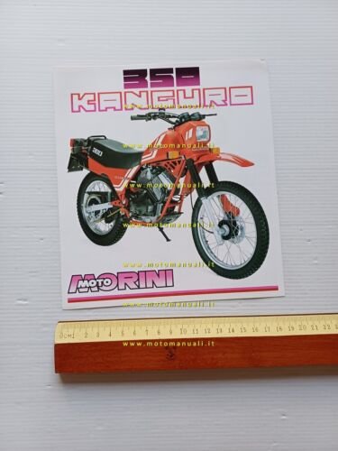 MOTO MORINI Camel 500 1984 enduro depliant originale italiano genuine …