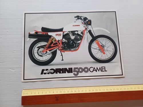 Moto Morini Camel 500 1a serie 1981 depliant italiano originale