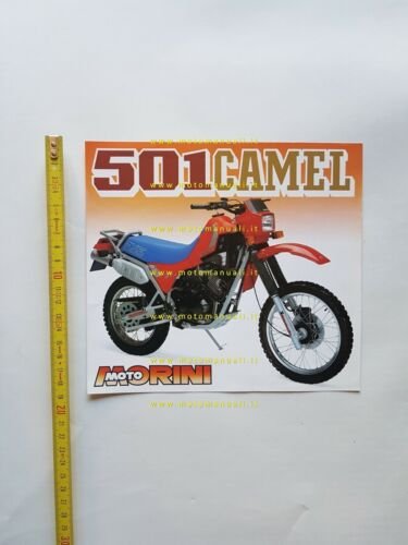 Moto Morini Camel 501 1985 depliant ITALIANO originale