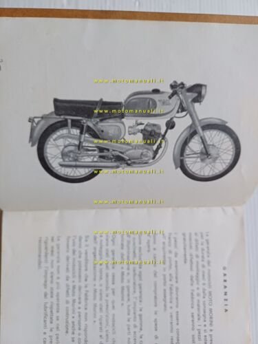Moto Morini Corsaro 125 1a Serie manuale uso manutenzione originale