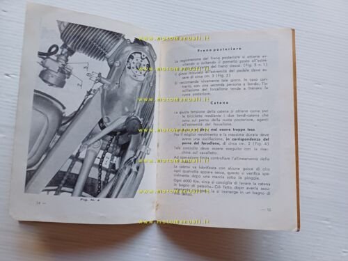 Moto Morini Corsaro 125 1a Serie manuale uso manutenzione originale