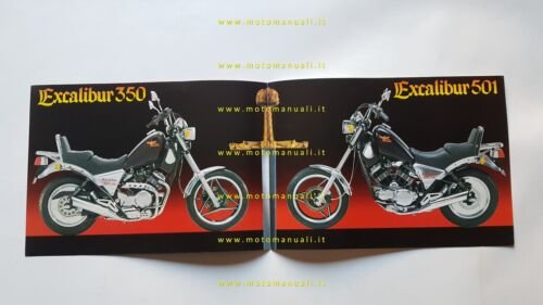Moto Morini Excalibur 350 - 501 depliant originale italiano