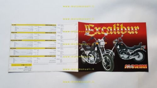 Moto Morini Excalibur 350 - 501 depliant originale italiano