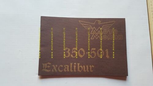 Moto Morini Excalibur 501-350 1 serie manuale uso originale owner's …