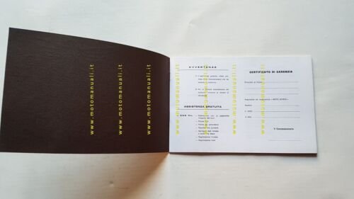 Moto Morini Excalibur 501-350 1 serie manuale uso originale owner's …
