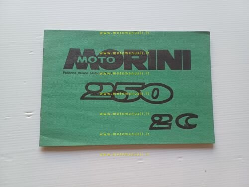 Moto Morini Kanguro 250 2C manuale uso manutenzione originale