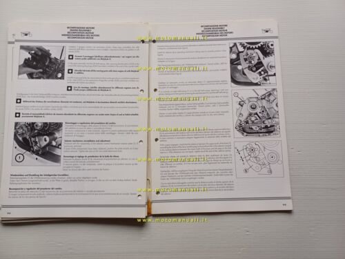 Moto Morini motore 350 - 500 1991 manuale officina riparazione …