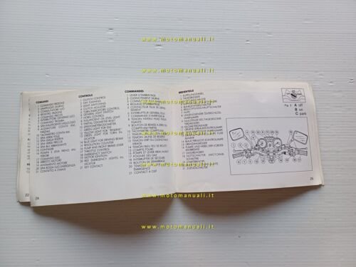 Moto Morini New York 501-350 1988 VARIANTI manuale uso Excalibur …