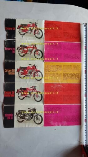 Moto Morini produzione modelli 50-125-150-250 1966 depliant originale brochure