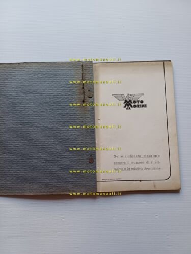 Moto Morini Sbarazzino 98 catalogo ricambi originale spare parts list