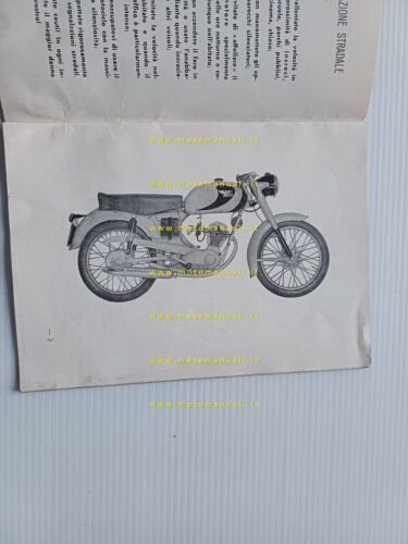 Moto Morini Sbarazzino 98 manuale uso manutenzione libretto istruzioni originale