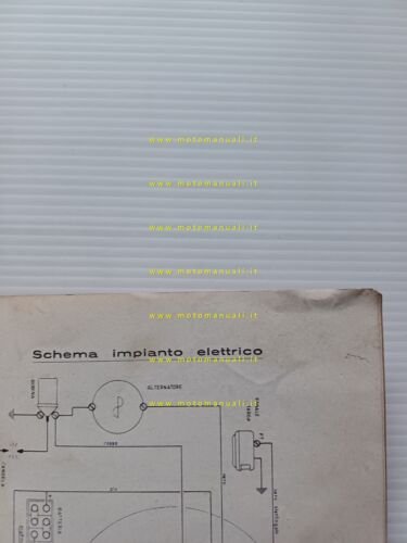 Moto Morini Sbarazzino 98 manuale uso manutenzione libretto istruzioni originale