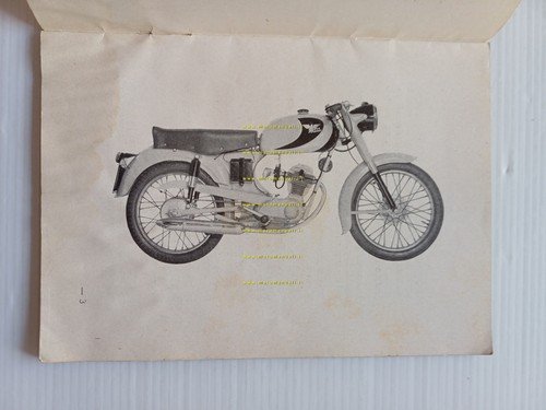 Moto Morini Sbarazzino 98 manuale uso manutenzione libretto italiano originale