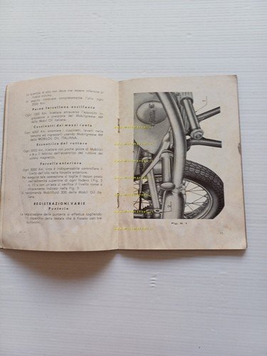 Moto Morini Sbarazzino 98 manuale uso manutenzione libretto italiano originale