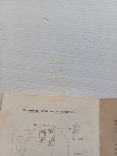 Moto Morini Sbarazzino 98 manuale uso manutenzione libretto italiano originale