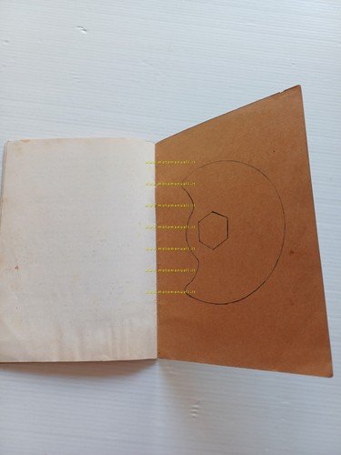 Moto Morini Sbarazzino 98 manuale uso manutenzione libretto italiano originale