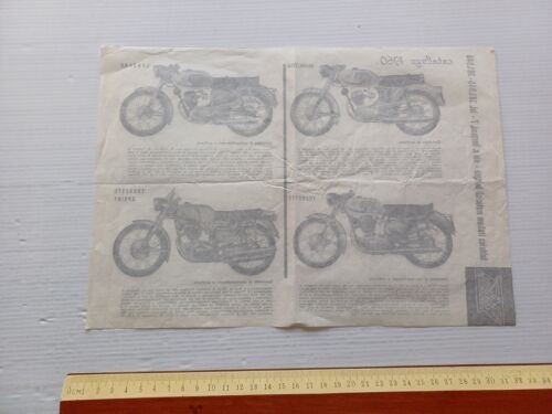 MOTO MORINI Sbarazzino Corsaro Tresette Tresette Sprint 1960 depliant originale