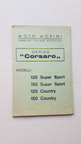 Moto Morini Serie Corsaro 125 - 150 anni 70 manuale …